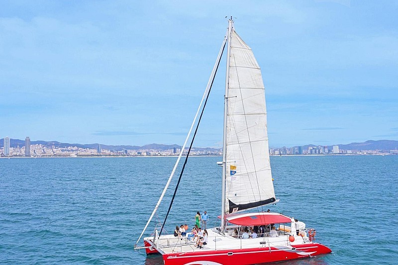 Small Group Catamaran Trip in Barcelona