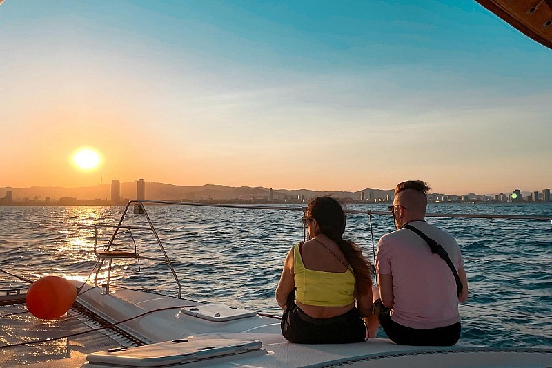 Small Group Catamaran Trip in Barcelona