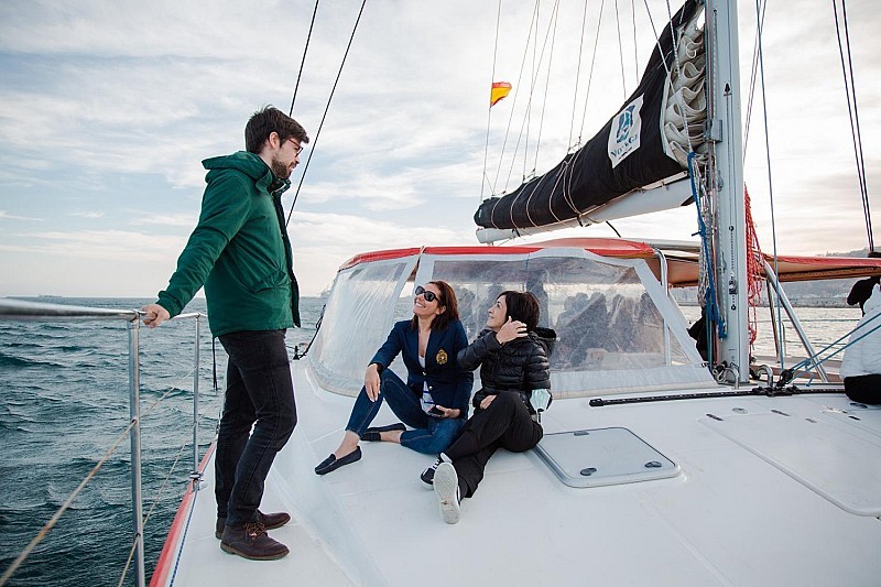Small Group Catamaran Trip in Barcelona